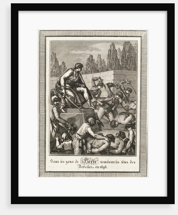 The execution of the Streltsy. From: Histoire de Russie by Blin de Sainmore, c. 1800 by François-Anne David