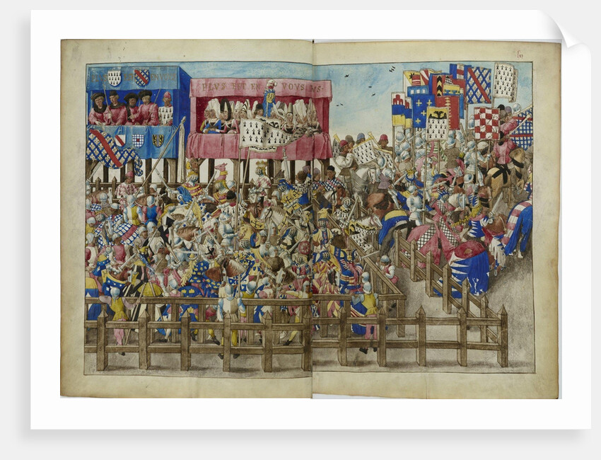 The Tournament Book of René dAnjou, ca 1447 by Anonymous
