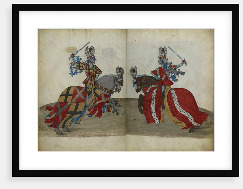 The Tournament Book of René dAnjou, ca 1447 by Anonymous