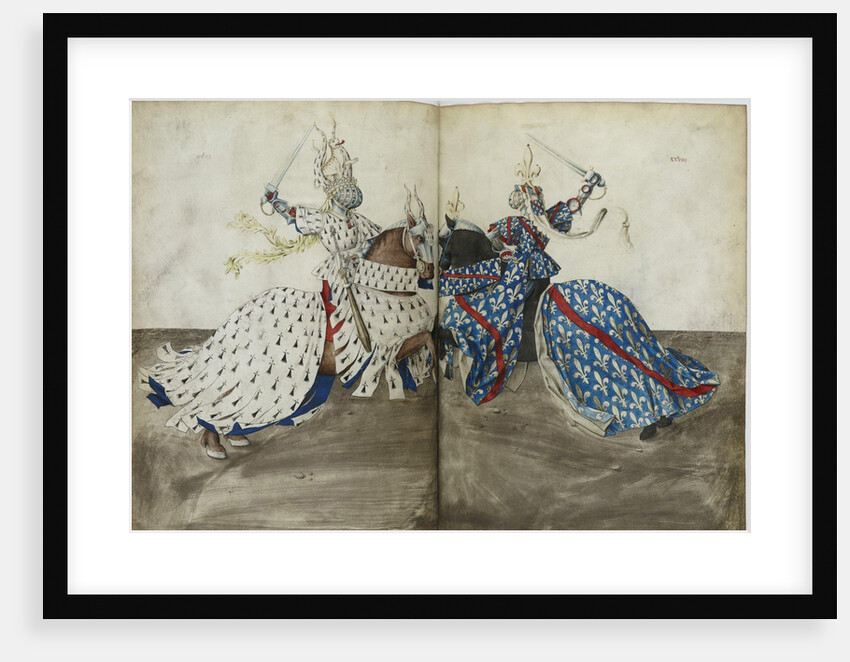 The Tournament Book of René dAnjou, ca 1447 by Anonymous