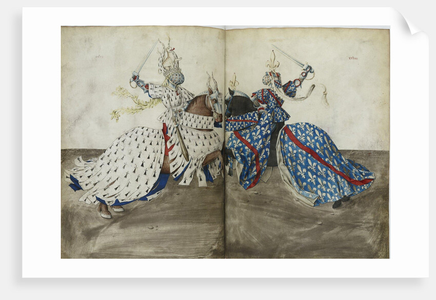 The Tournament Book of René dAnjou, ca 1447 by Anonymous