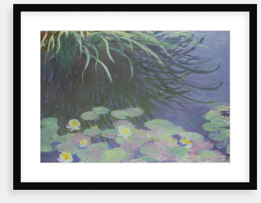 Water Lilies with Reflections of Tall Grass, 1914-1917 by Claude Monet