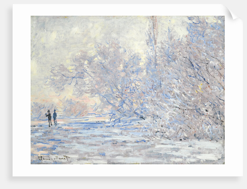 Frost in Giverny (Le Givre à Giverny), 1885 by Claude Monet