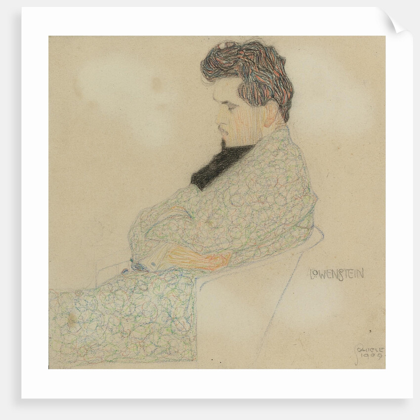 Portrait of the composer Arthur Löwenstein, 1909 by Egon Schiele