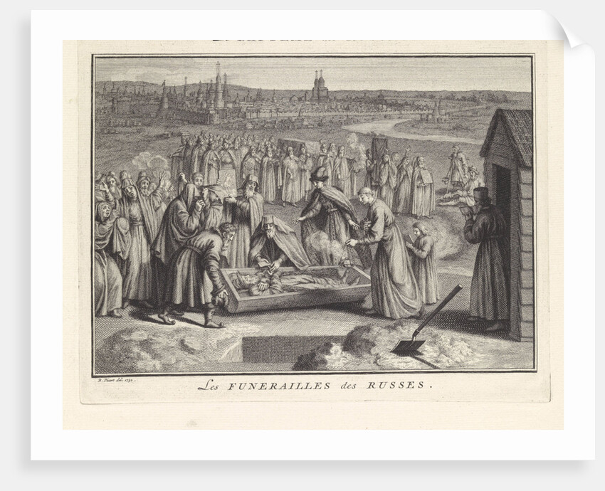 Funeral in Russia, 1732 by Bernard Picart