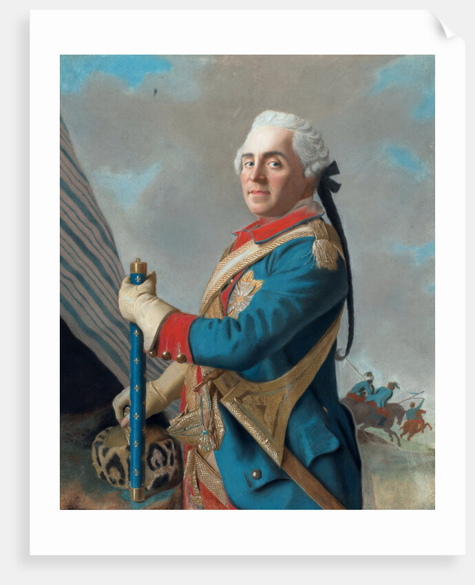 Portrait of Maurice de Saxe (1696?1750), Marshal of France, 1748 by Jean-Étienne Liotard