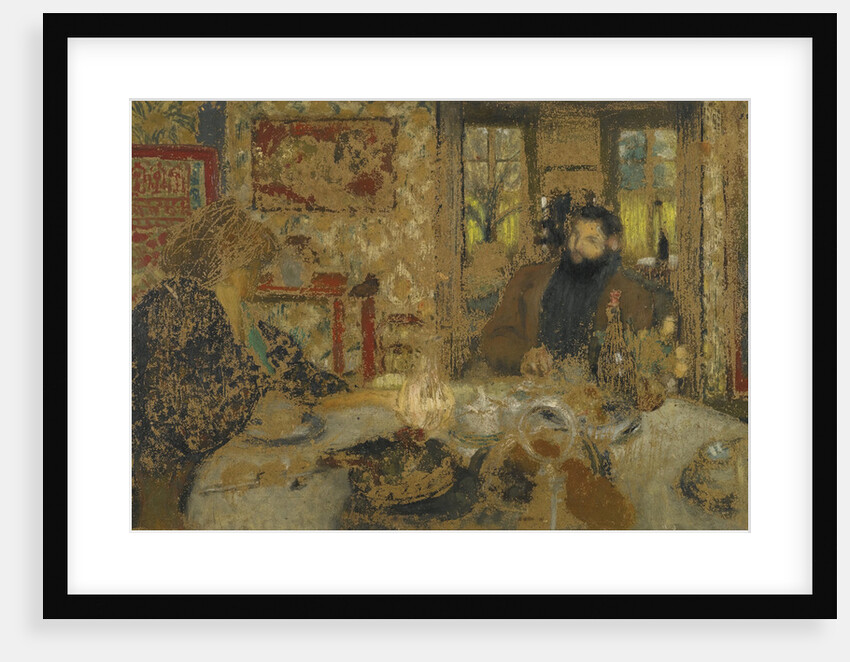 Lunch. Misia and Cipa at Villeneuve, 1897 by Édouard Vuillard