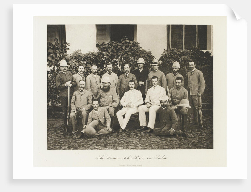 Tsarevich Nicholas Alexandrovich of Russia visiting India, 1891 by Esper Esperovich Ukhtomsky