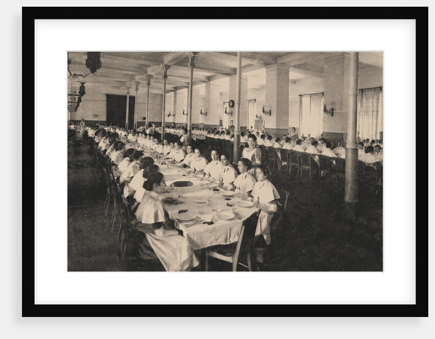 Pupils of the Smolny Institute for Noble Maidens in the canteen, 1889 by Anonymous