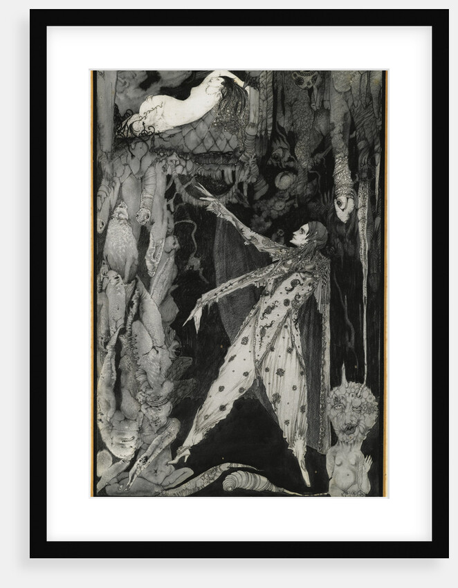 Illustration to Goethes Faust, 1924-1925 by Harry Clarke