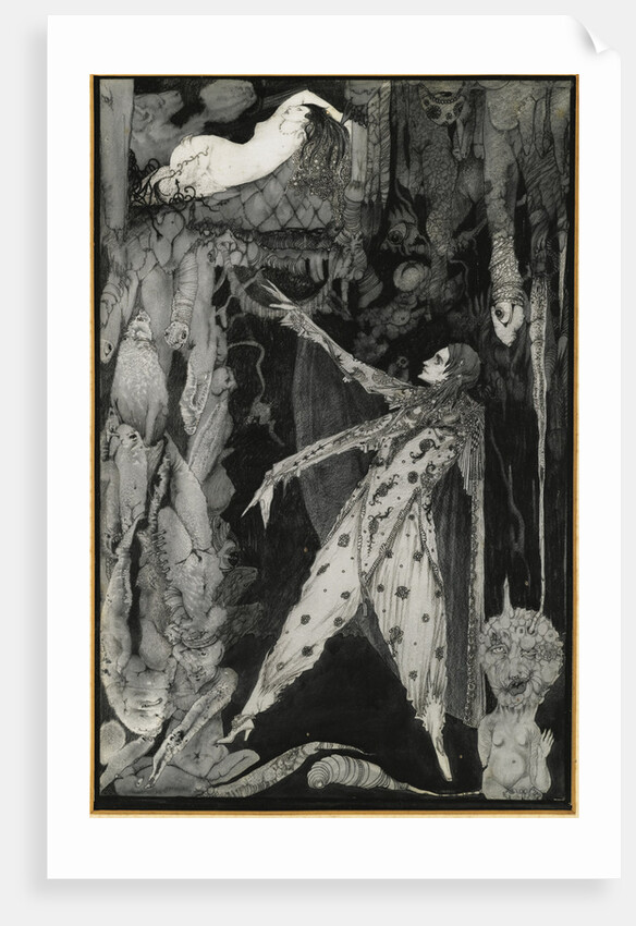 Illustration to Goethes Faust, 1924-1925 by Harry Clarke