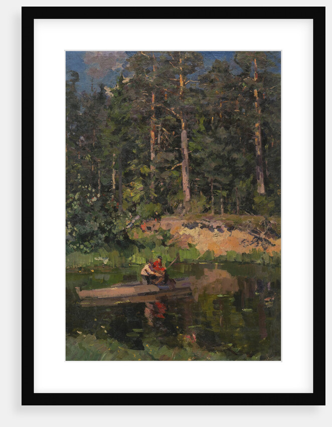 Fishermen in Okhotino, 1916 by Konstantin Alexeyevich Korovin