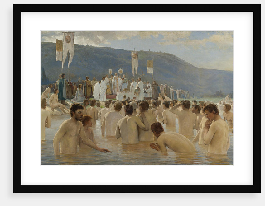 The Baptism of Russia, 1887 by Vasily Ivanovich Navozov