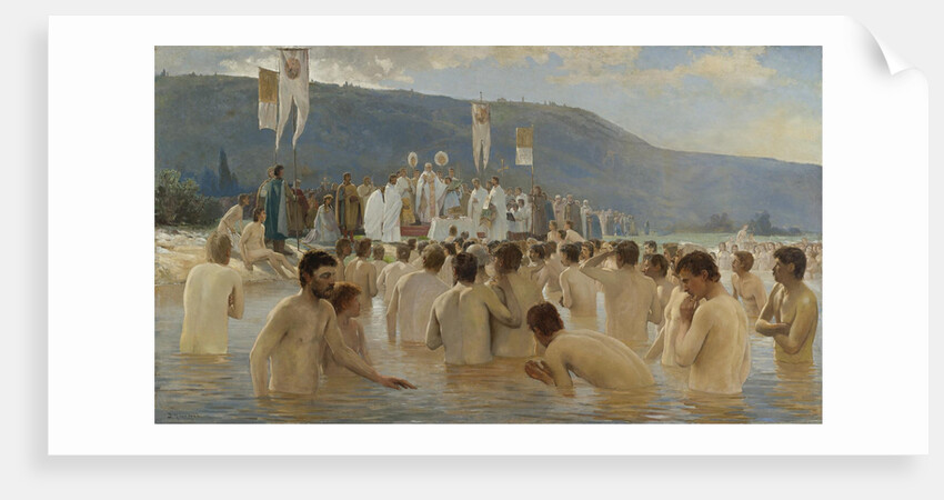 The Baptism of Russia, 1887 by Vasily Ivanovich Navozov