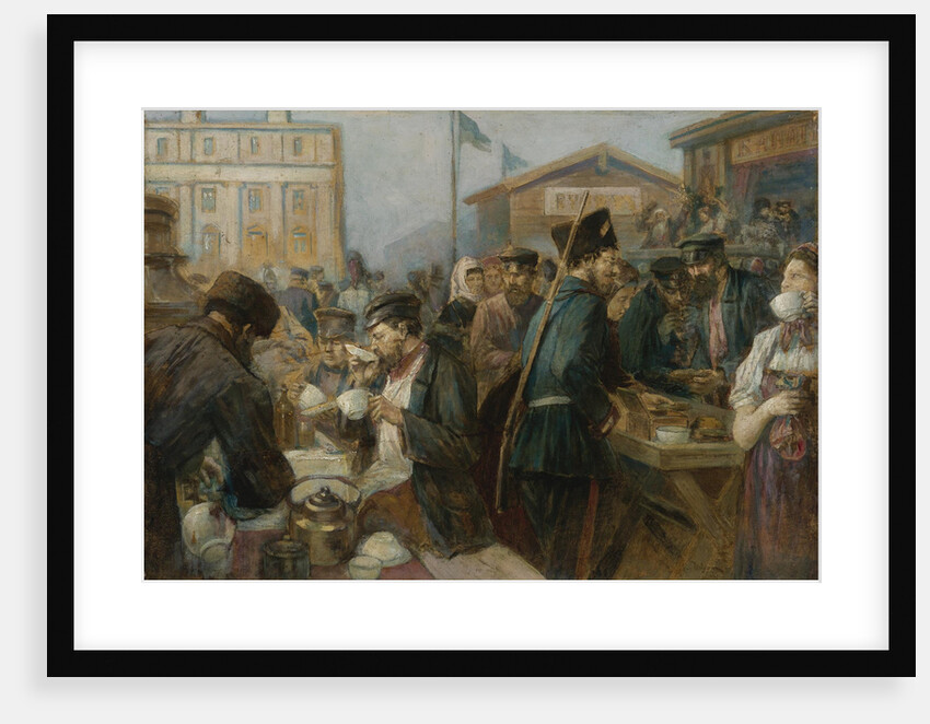 The Meal in Saint Petersburg by Johann-Georg-Christian Urlaub