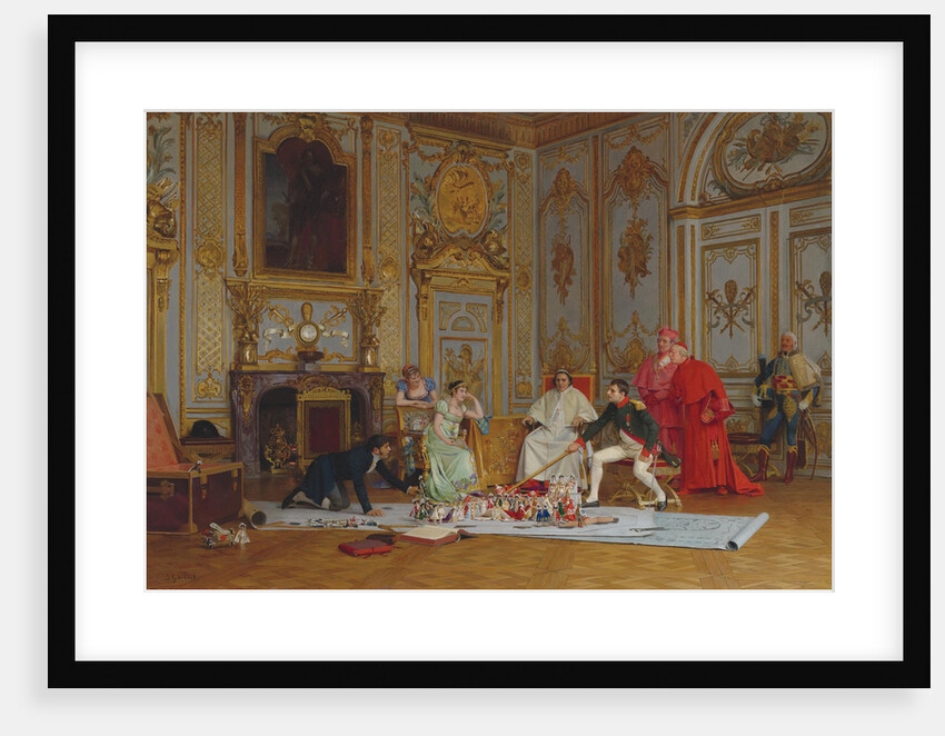 Napoleon Planning his Coronation by Jehan-Georges Vibert