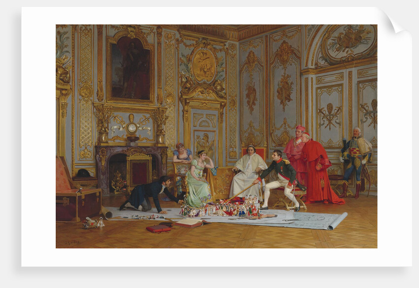 Napoleon Planning his Coronation by Jehan-Georges Vibert
