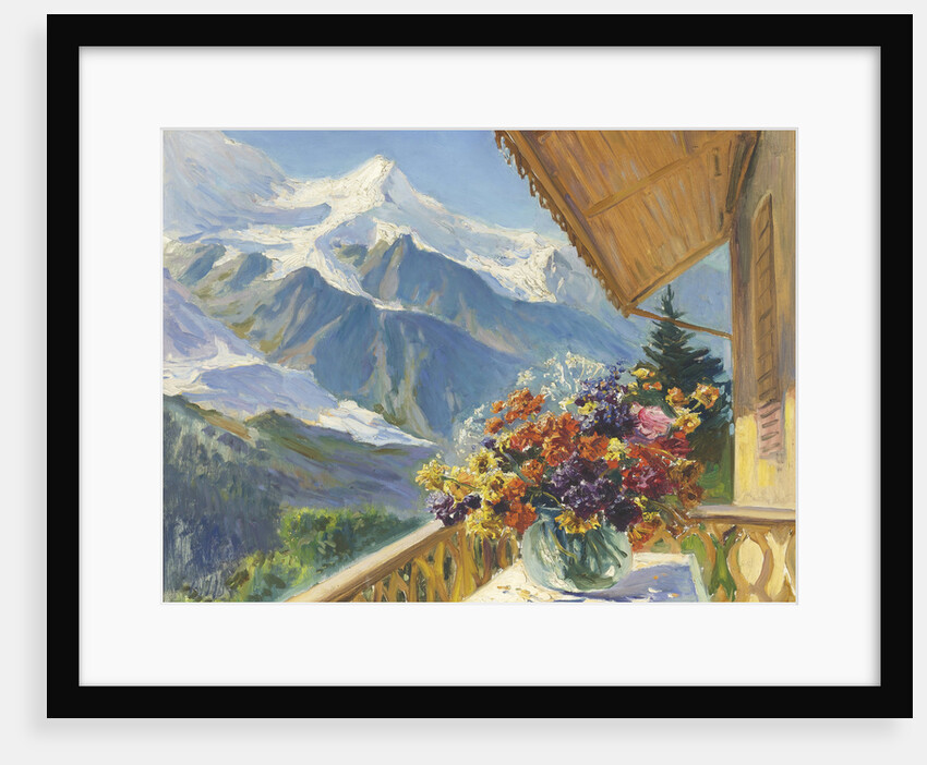 Mont Blanc by Konstantin Alexandrovich Veshchilov