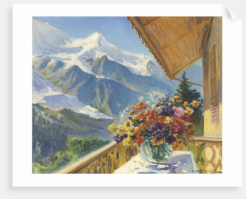 Mont Blanc by Konstantin Alexandrovich Veshchilov