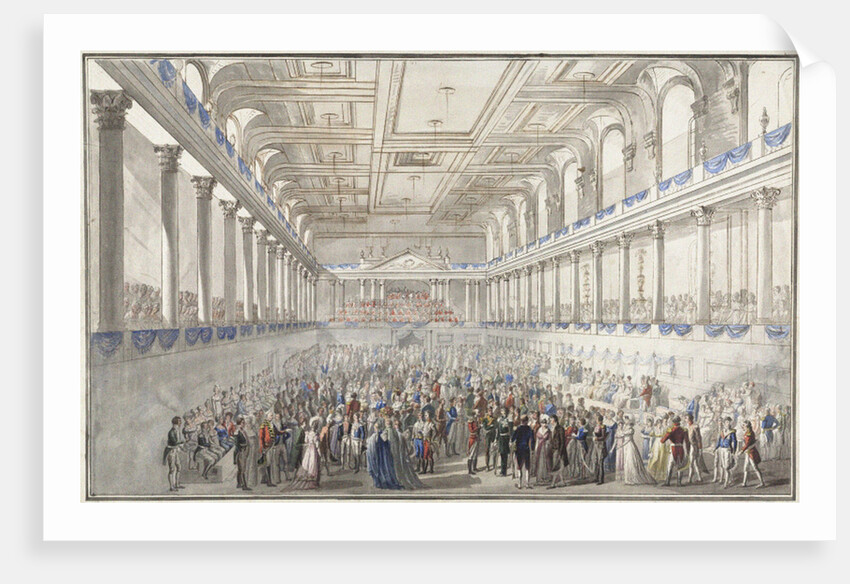 Redoute paré during the Congress of Vienna on October 9, 1814, c. 1815 by Johann Nepomuk Hoechle