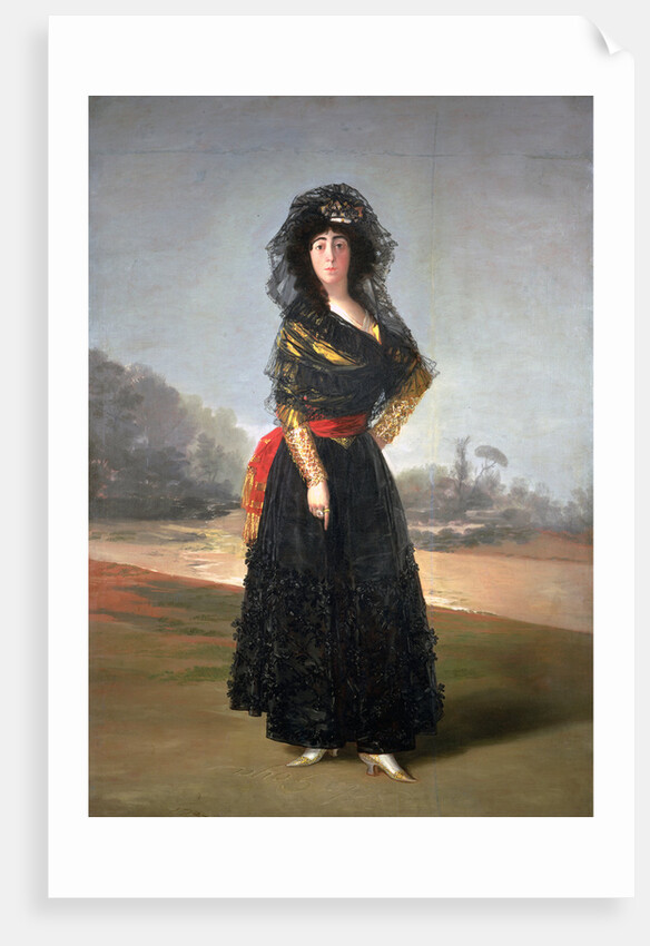 Portrait of María Cayetana de Silva, 13th Duchess of Alba, 1797 by Francisco de Goya