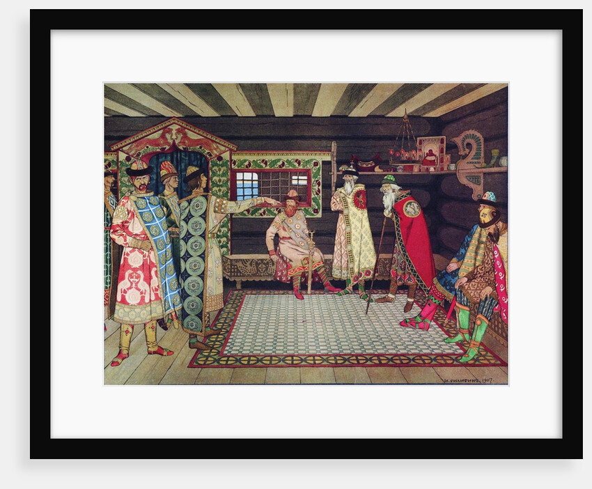 Meeting of the Kyivan Princes, 1907 by Ivan Yakovlevich Bilibin