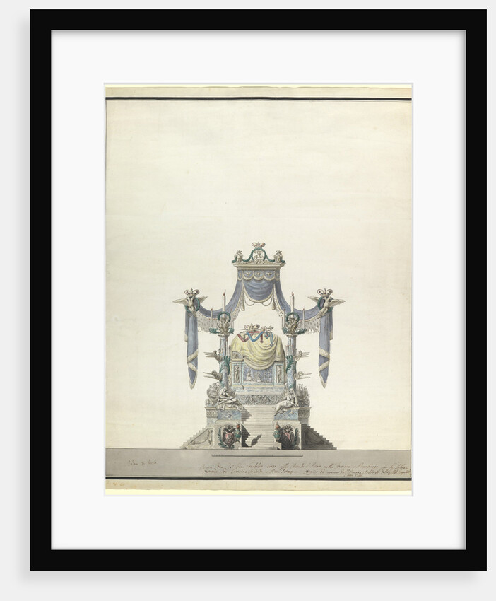 Catafalque for the Empress Catherine the Great, 1796 by Vincenzo Brenna