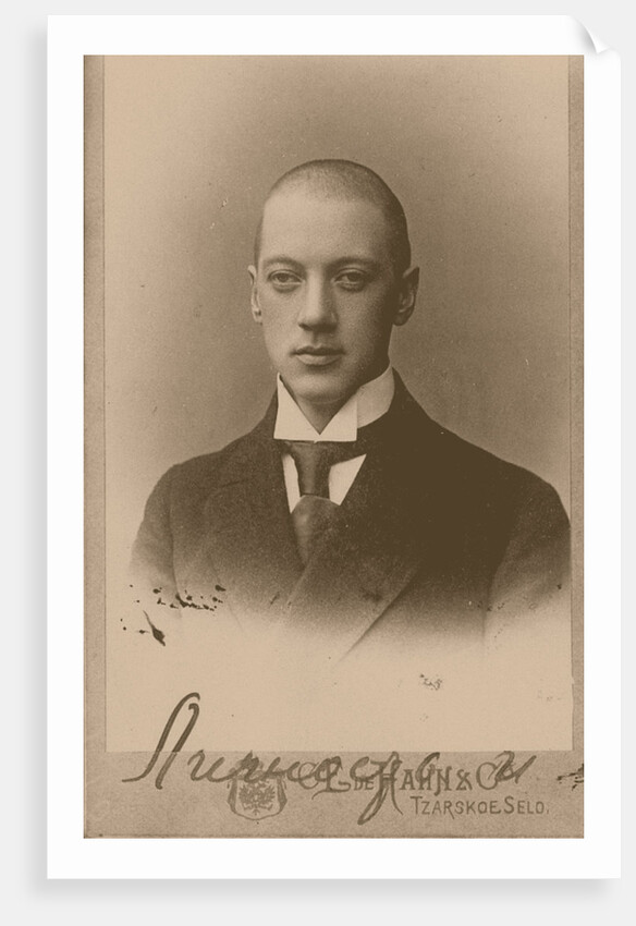 Russian poet Nikolay Gumilyov, ca 1917-1920 by Karl Karlovich Bulla