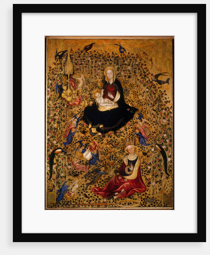 The Madonna of the Rose Garden (Madonna del Roseto), c.1425 by Michelino da Besozzo