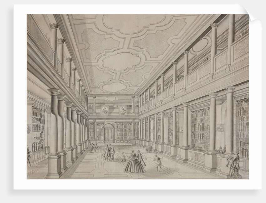 Library of the Academy of Sciences in the Kunstkammer, Early 19th century by Anonymous