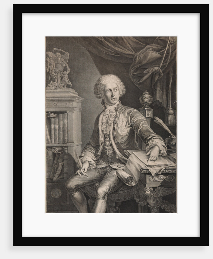 Portrait of Prince Alexander Michaylovich Belosselsky-Belozersky, Last quarter of 18th c by Christian Gottlieb Schultze