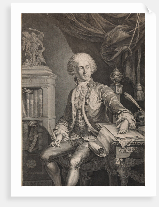 Portrait of Prince Alexander Michaylovich Belosselsky-Belozersky, Last quarter of 18th c by Christian Gottlieb Schultze