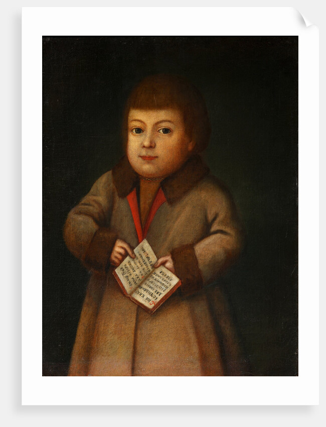 Boy with an Alphabet book, First quarter of 19th century by Anonymous