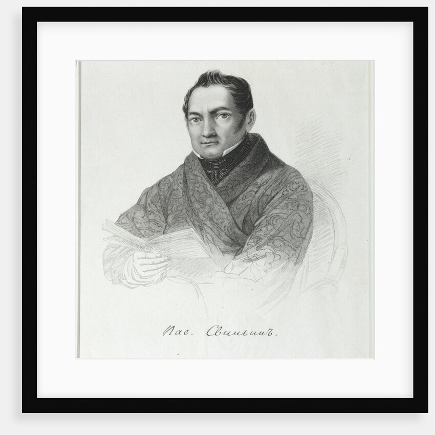 Portrait of Pavel Petrovich Svinyin, First quarter of 19th century by Anonymous