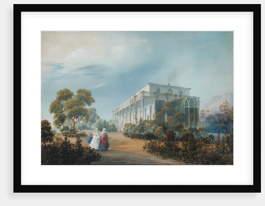 Naryshkins Estate in Miskhor, 1842 by Carlo Bossoli