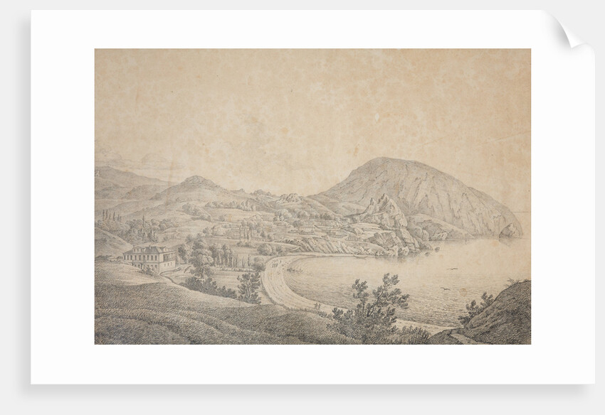 View of the Manor Estate of Armand Emmanuel du Plessis, duc de Richelieu in Gursuf, 1810s by Carl Ferdinand von Kügelgen