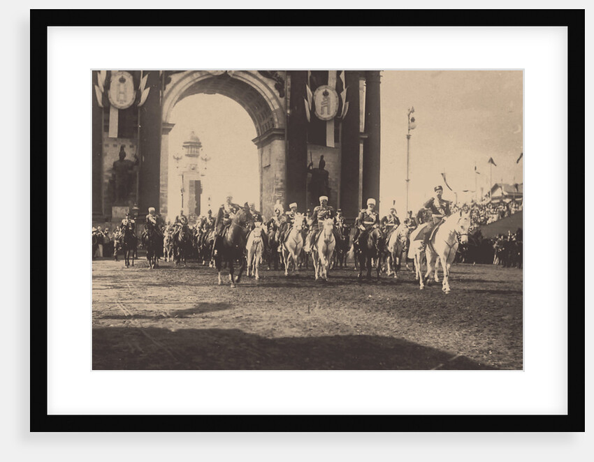 The Ceremonial Entry of Nicholas II in Moscow on May 9, 1896, 1896 by Anonymous