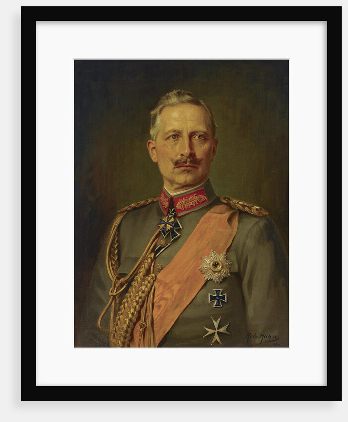 Portrait of German Emperor Wilhelm II, King of Prussia, 1911 by Robert Hahn