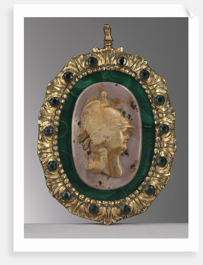 Catherine II as Minerva. Cameo, Last quarter of 18th century by Maria Feodorovna of Russua
