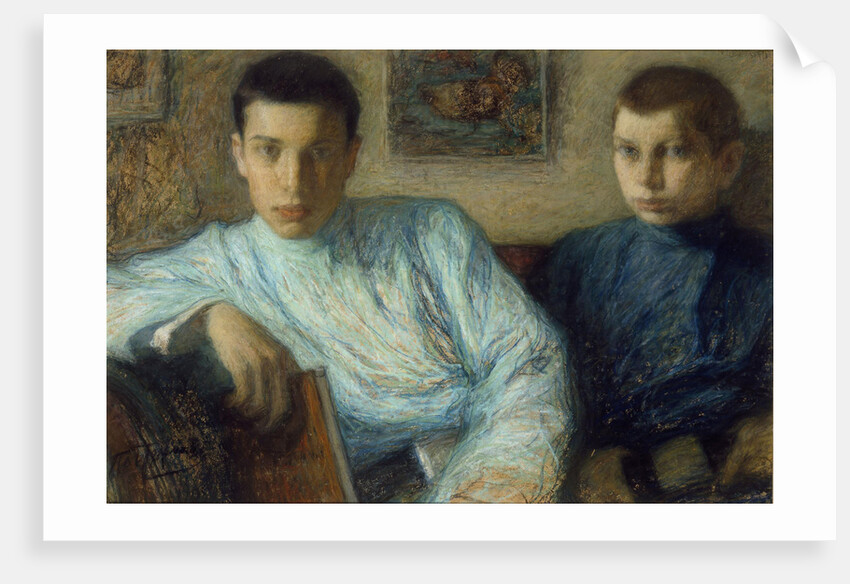 Portrait of Boris and Alexander Pasternak, 1905 by Leonid Osipovich Pasternak