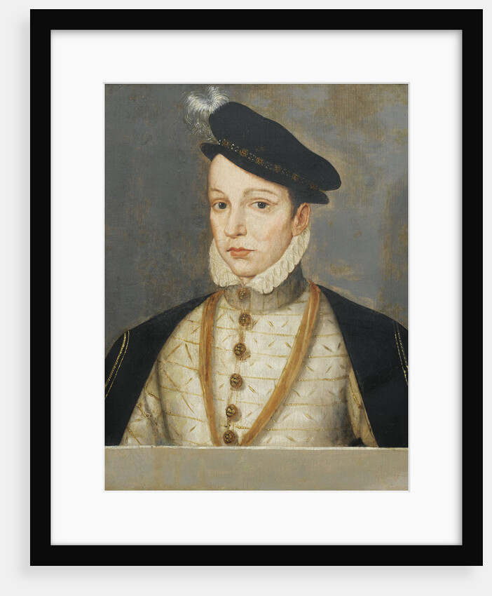 Portrait of King Charles IX of France, End of 16th century by François Clouet