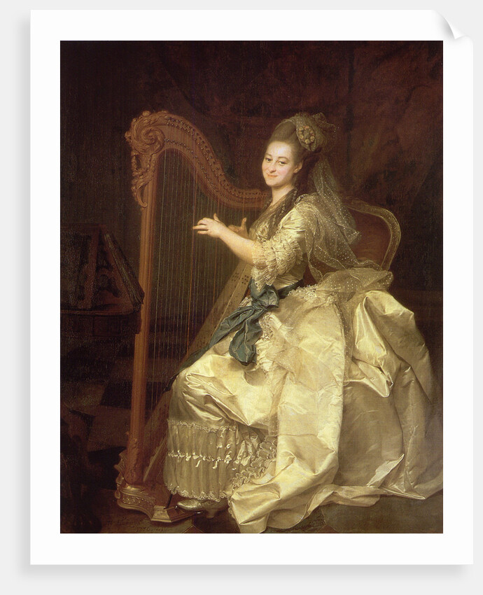 Portrait of Glaphira Ivanovna Alymova, 1776 by Dmitri Grigorievich Levitsky