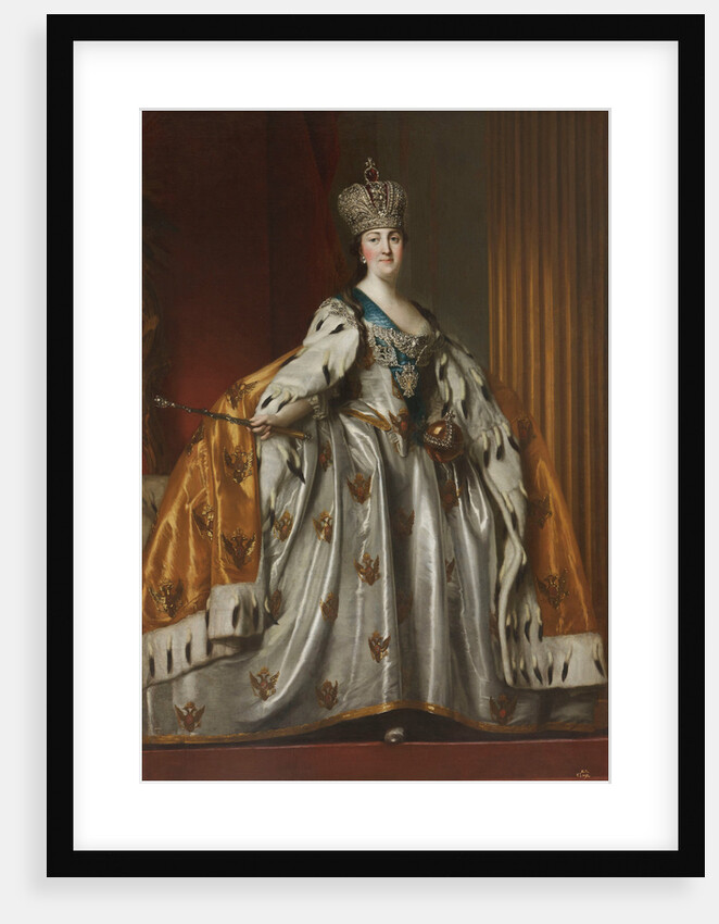 Portrait of Empress Catherine II in Her Coronation Robes, after 1762 by Vigilius Erichsen