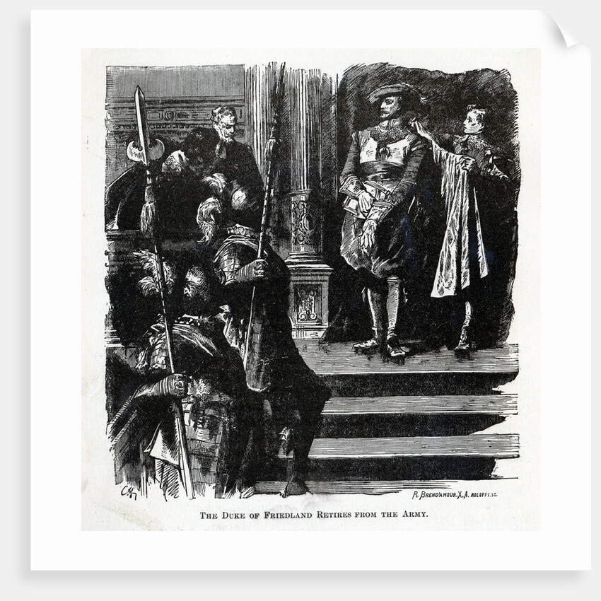 The Duke of Friedland Retires from the Army, 1882 by Richard Brend'amour