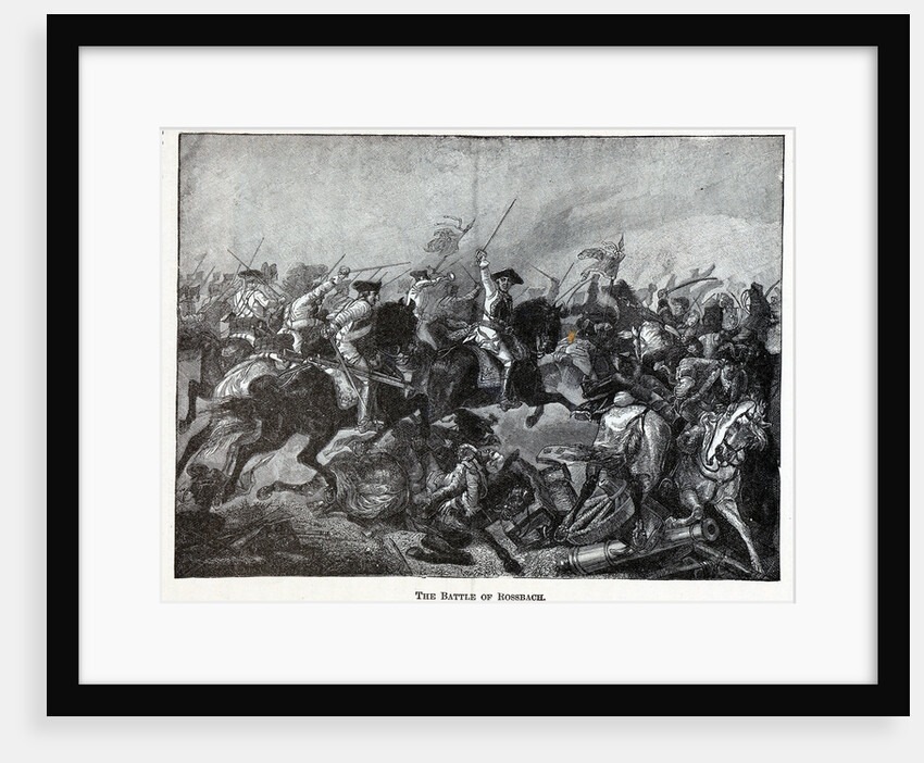 The Battle of Rossbach, 1882 by Anonymous