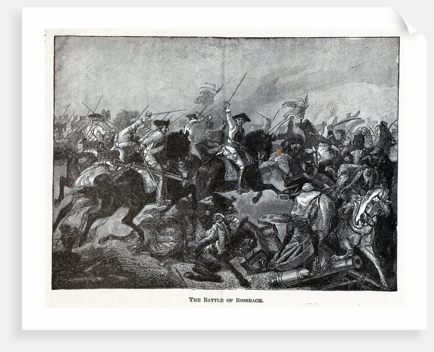 The Battle of Rossbach, 1882 by Anonymous