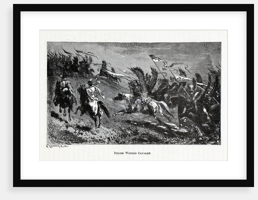 Polish Winged Cavalry, 1882 by Theodor Knesing