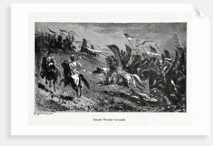 Polish Winged Cavalry, 1882 by Theodor Knesing