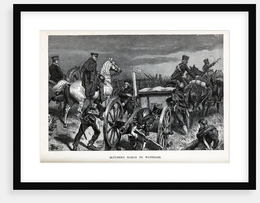 Blüchers Marsh to Waterloo, 1882 by Anonymous