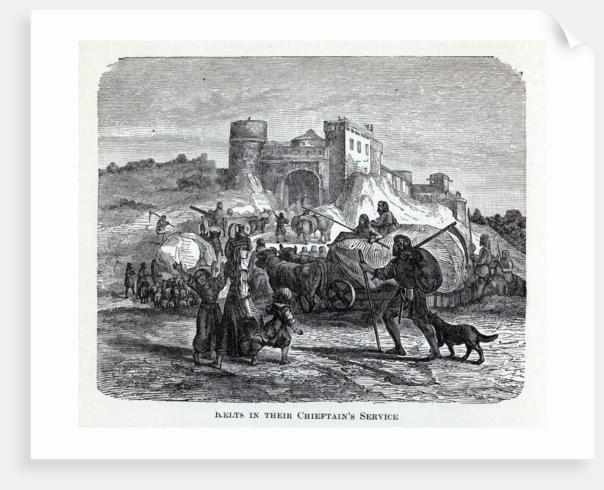 Celts in their chieftains service, 1882 by Anonymous